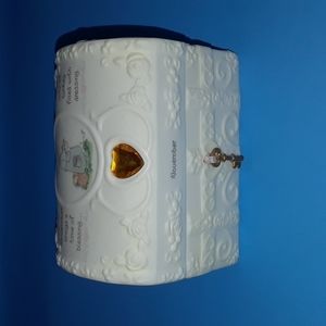 Ceramic Precious Moments November Jewelry Chest from 1995